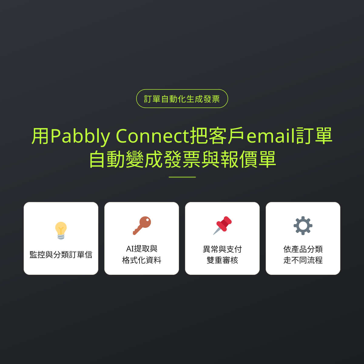 用Pabbly Connect把客戶email訂單自動變成發票與報價單
