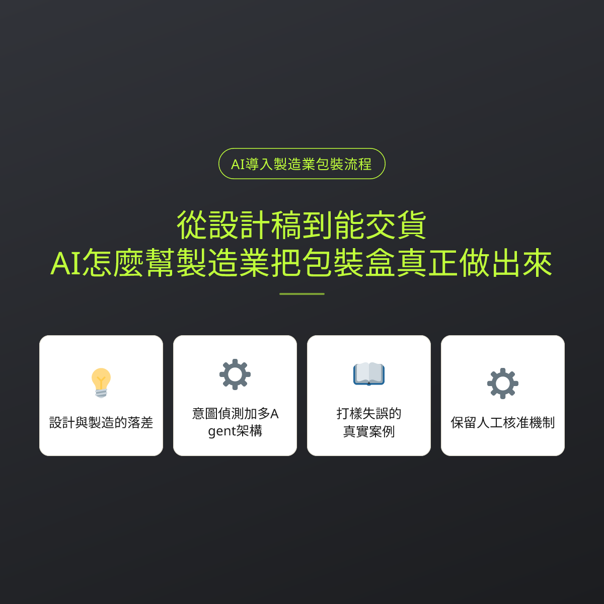 從設計稿到能交貨：AI怎麼幫製造業把包裝盒真正做出來