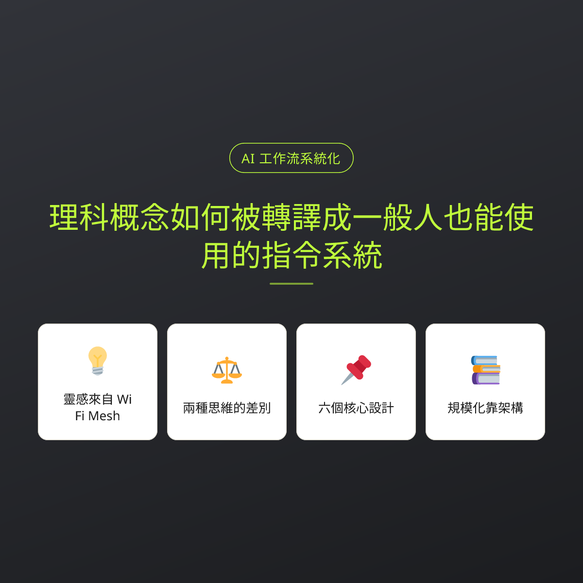 理科概念如何被轉譯成一般人也能使用的指令系統：文章重點卡